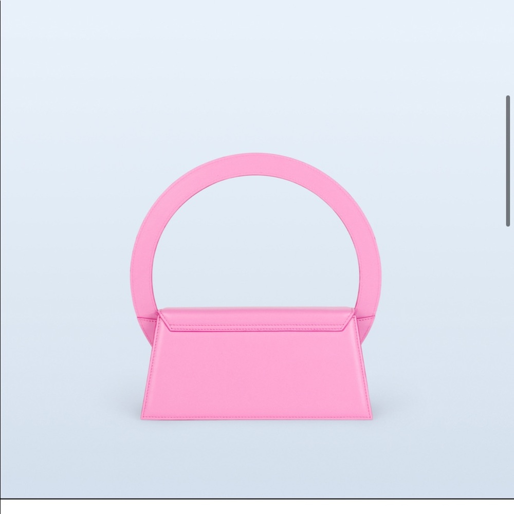 Jacquemes Le Sac Rond bag in pink - Picture 3 of 10